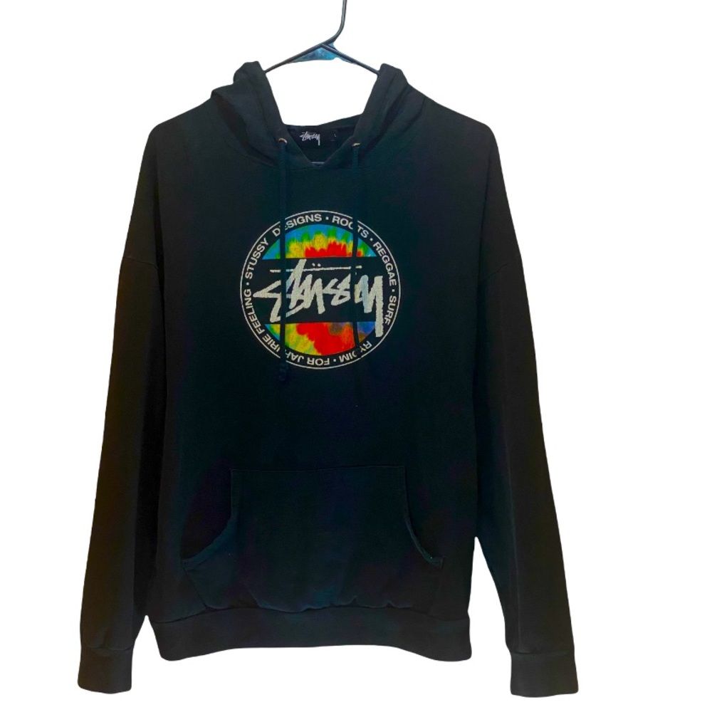 Stussy Tie Dye Logo size large